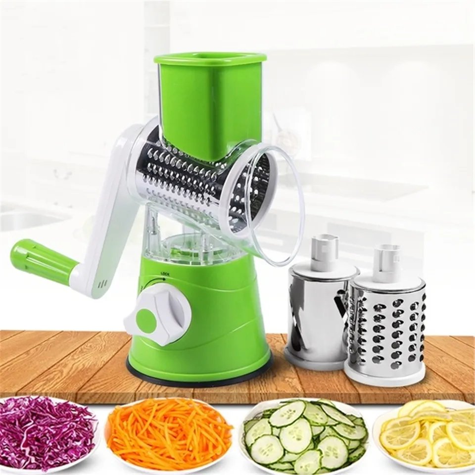 3 In 1 Vegetable Slicer Rotary Cheese Grater
