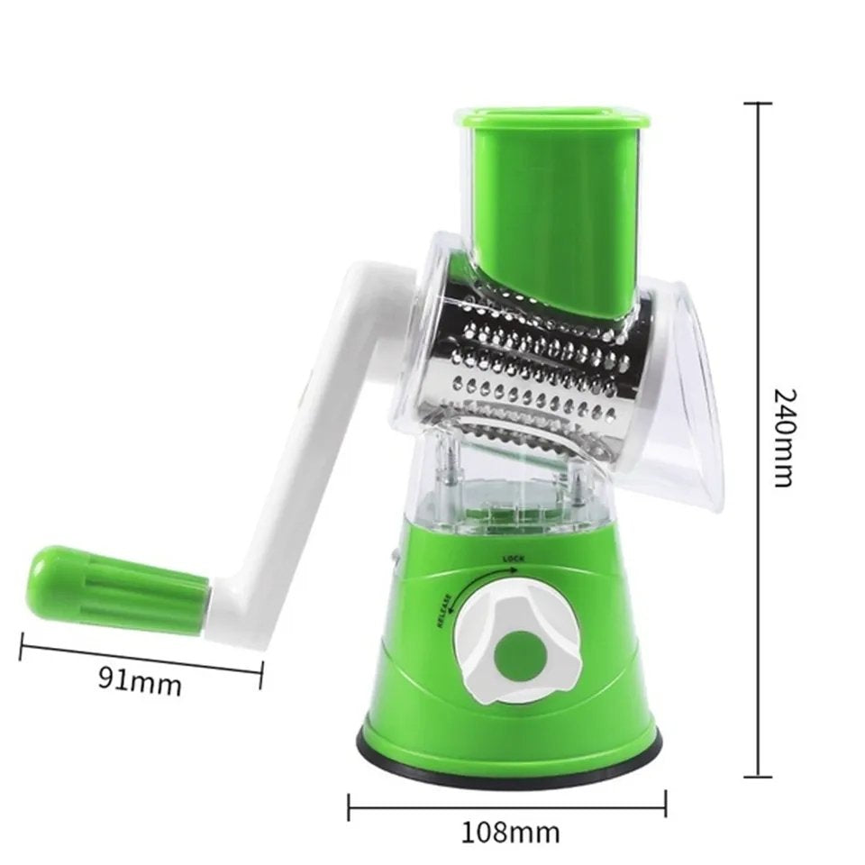 3 In 1 Vegetable Slicer Rotary Cheese Grater